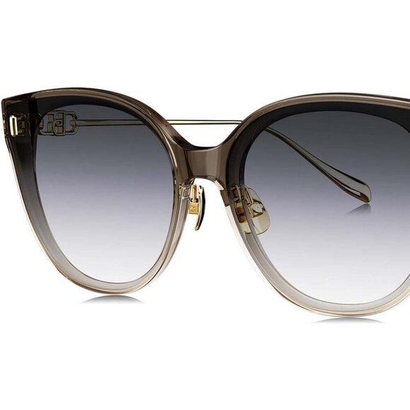 🆕 Women Grey Fashion Oversized Cat Eye Polarized Exclusive Eyewear Sunglasses - Picture 4 of 6